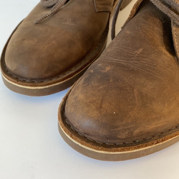 CLARKS classic men’s leather Desert Boots - Picture 5 of 11